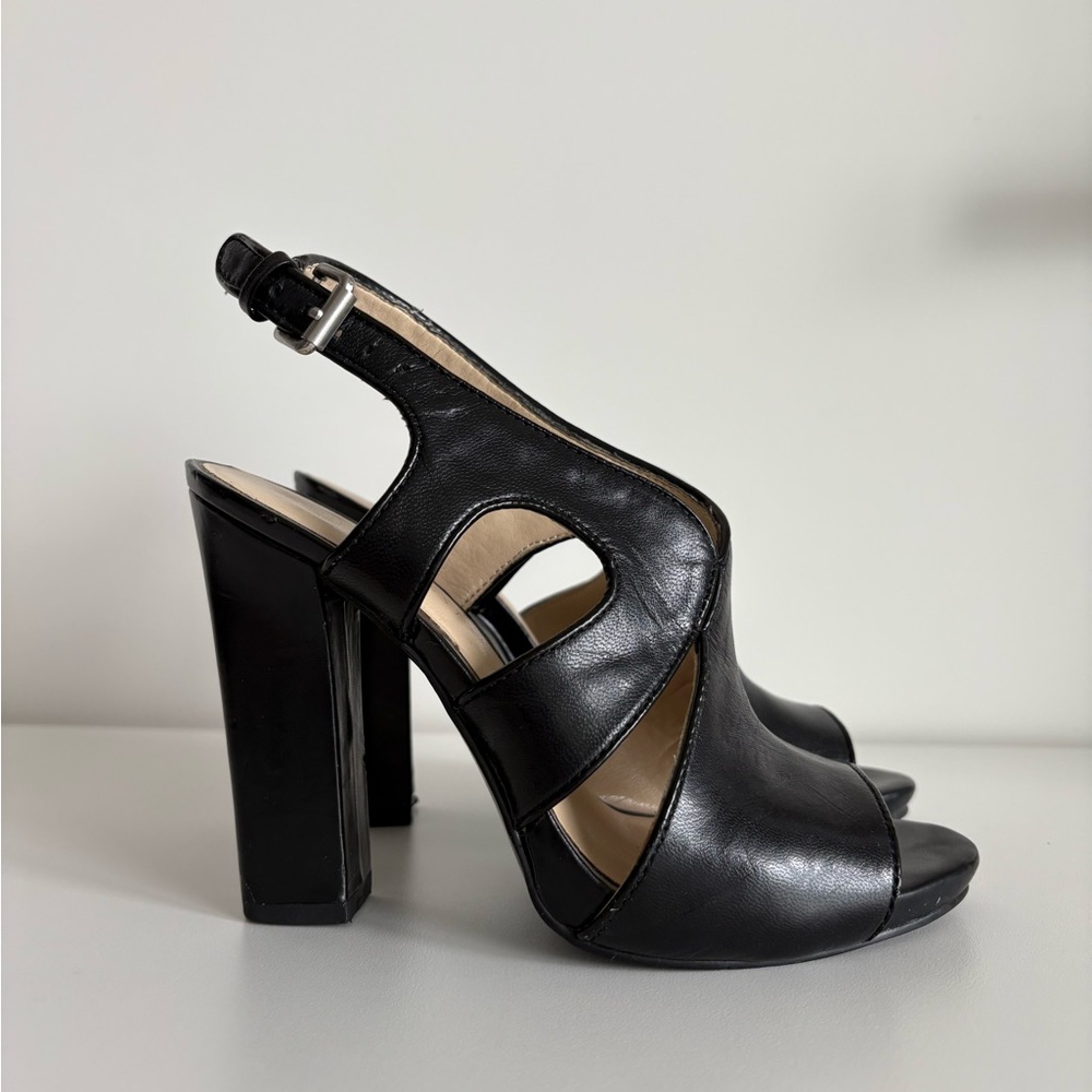 Black Women's Heeled Sandals